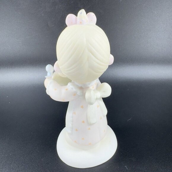 Vintage 1986 Precious Moments Birds of a Feather Collect Together Ceramic Figure - Picture 7 of 9